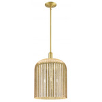Bridal Veil Arcadia Pendant - Satin Gold / Mercury