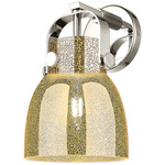 Pilaster II Bell Wall Sconce - Polished Nickel / Mercury