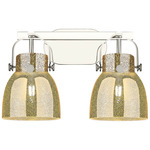 Pilaster II Bell Bathroom Vanity Light - Polished Nickel / Mercury