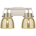 Pilaster II Bell Bathroom Vanity Light - Satin Nickel / Mercury