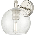 Crown Point 434 Wall Sconce - Polished Nickel / Seedy