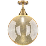 Beacon Mercury Ceiling Light - Brushed Brass / Mercury