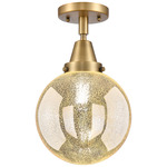 Beacon Mercury Ceiling Light - Brushed Brass / Mercury