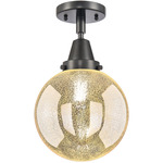 Beacon Mercury Ceiling Light - Matte Black / Mercury