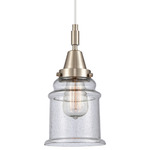 Canton 447 Pendant - Brushed Satin Nickel / Seedy