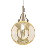 Beacon 447 Cord Pendant - Brushed Satin Nickel / Mercury Beacon 447 Cord Pendant - Brushed Satin Nickel / Mercury