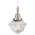 Oxford 447 Pendant - Brushed Satin Nickel / Clear