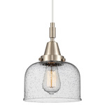 Bell 447 Wide Cord Pendant - Brushed Satin Nickel / Seedy