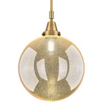 Beacon 447 Mercury Stem Pendant - Brushed Brass / Mercury Beacon 447 Mercury Stem Pendant - Brushed Brass / Mercury