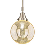 Beacon 447 Mercury Stem Pendant - Brushed Satin Nickel / Mercury Beacon 447 Mercury Stem Pendant - Brushed Satin Nickel / Mercury