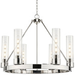 Boreas Chandelier - Polished Nickel / Seedy
