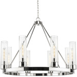 Boreas Chandelier - Polished Nickel / Seedy