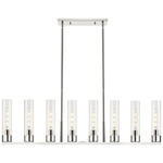 Boreas Linear Pendant - Polished Nickel / Clear