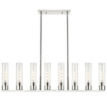 Boreas Linear Pendant - Polished Nickel / Seedy