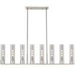 Boreas Linear Pendant - Satin Nickel / Light Smoke