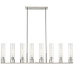 Boreas Linear Pendant - Satin Nickel / Seedy