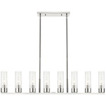 Boreas Linear Pendant - Polished Nickel / Seedy