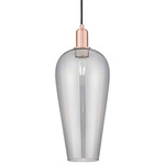 Chelsea 716 Pendant - Antique Copper / Light Smoke