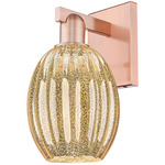 Preston Bulb Wall Sconce - Antique Copper / Mercury