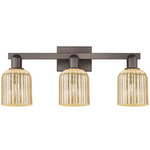 Bridal Veil 716 Bathroom Vanity Light - Oil Rubbed Bronze / Mercury