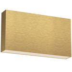 Mica Indoor / Outdoor Wall Sconce - Brushed Gold / Frosted