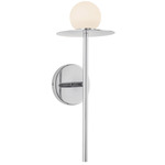 Elixir Wall Sconce - Chrome / Opal
