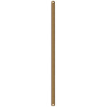 Fan Downrod - Brushed Gold