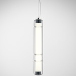 Stacking Vertical Pendant - Matte White / Matte Black / Transparent