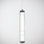 Stacking Vertical Pendant - Matte White / Matte Black / Transparent