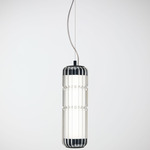 Stacking Vertical Pendant - Matte White / Matte Black / Transparent