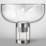 Aella Openworked Table Lamp - Anodized Aluminum / Transparent / White Spot