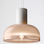 Aella SL Pendant - Matte White / Shaded Pink