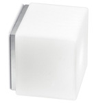 Cubi Wall / Ceiling Light - Arctic Grey / Satin White