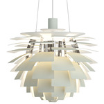 PH Artichoke Pendant - Dusty Green / Chrome