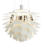 PH Artichoke LED Pendant - Dusty Green / Brass