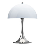 Panthella 250 Portable Table Lamp - Blue Grey / Chrome