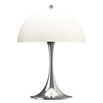 Panthella 250 Portable Table Lamp - Beige / Chrome
