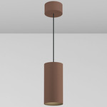 CP1 Cylinder Pendant - Architectural Bronze / Black Baffle