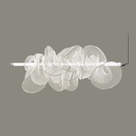 The Cloud Pendant - Matte Black / White