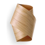Orbit Wall Sconce - White / Natural Cherry