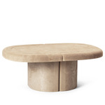 Alder Oval Lounge Table - Sand Coffee Waste