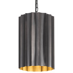 Allegra Pendant - Gunmetal / Gold