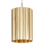 Allegra Pendant - Weathered Brass