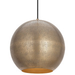 Aurelia Pendant - Weathered Brass