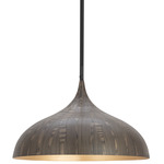 Fleur Pendant - Black / Gold