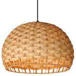 Tahiti Pendant - Black / Natural