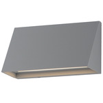 Pathfinder Color-Select Rectangle Outdoor Wall Sconce - Silver