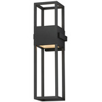 Strand VX Double Outdoor Wall Light - Black