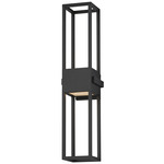 Strand VX Double Outdoor Wall Light - Black