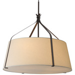 Bandera Pendant - Dark Bronze / Oatmeal